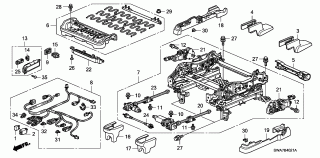 B-40-21 - FRONT SEAT COMPONENTS (R.)(POWER SEAT)