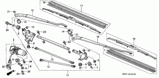 B-14-1 - FRONT WINDSHIELD WIPER (RH)