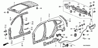 B-49-20 - OUTER PANELS/ROOF PANEL