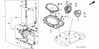 B-16 - RADIO ANTENNA/SPEAKER