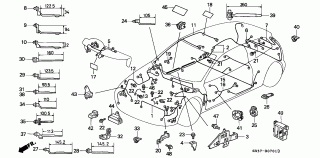 B-7-1 - WIRE HARNESS (RH)