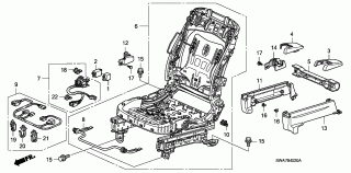 B-40-20 - FRONT SEAT COMPONENTS (R.)
