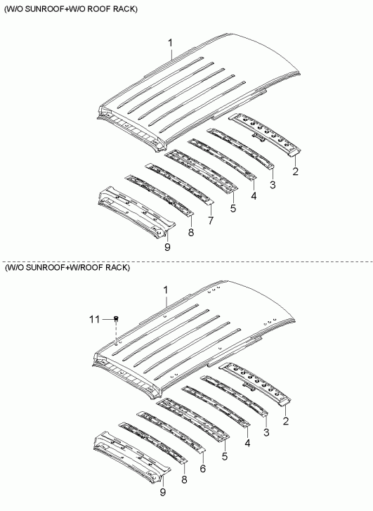 Каталог запчастей kia k5