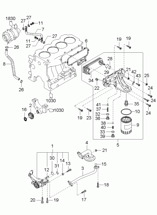 Каталог запчастей kia k5