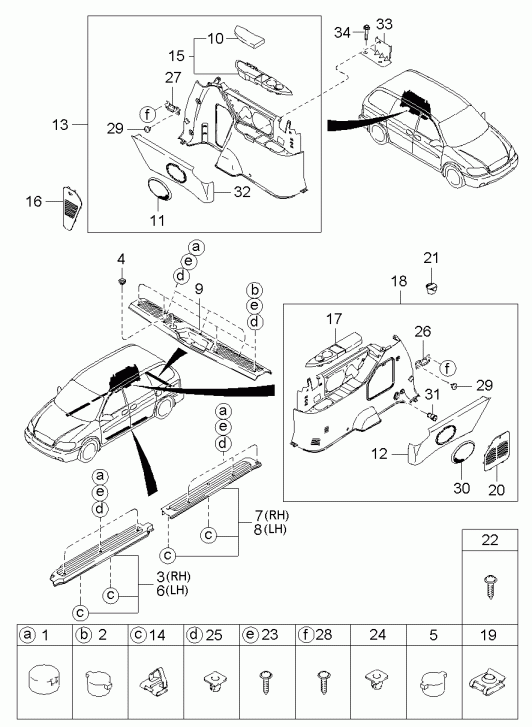 Каталог запчастей kia sorento