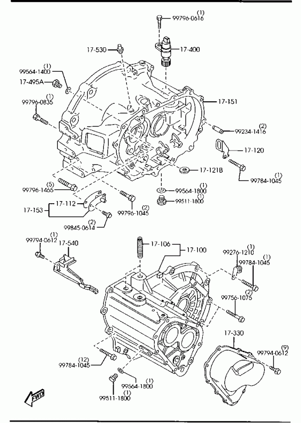 Японский каталог автозапчастей mazda