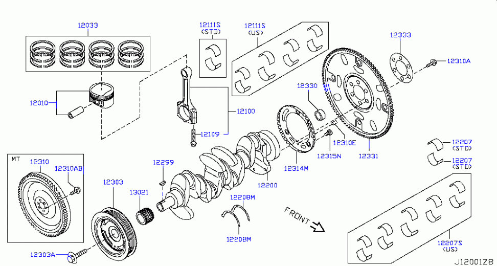 Oem каталог запчастей nissan