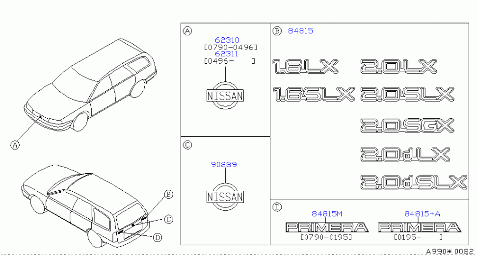 Каталог запчастей nissan skyline