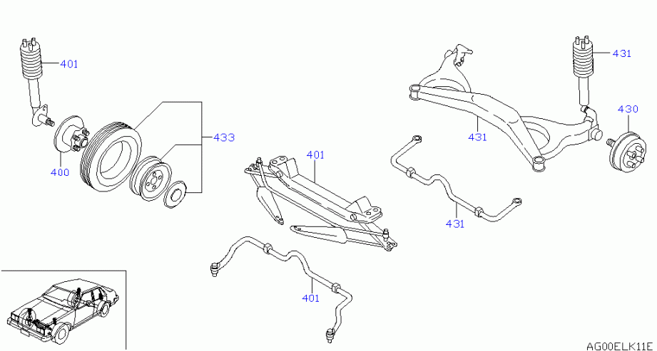 Передняя подвеска ниссан микра к12 схема