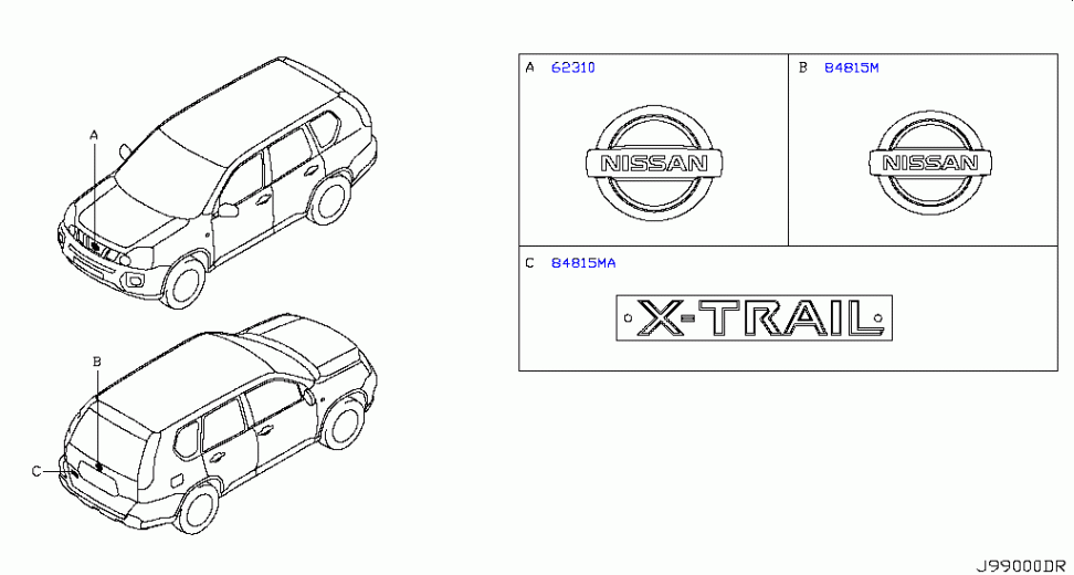 Каталог запчастей ниссан блюберд