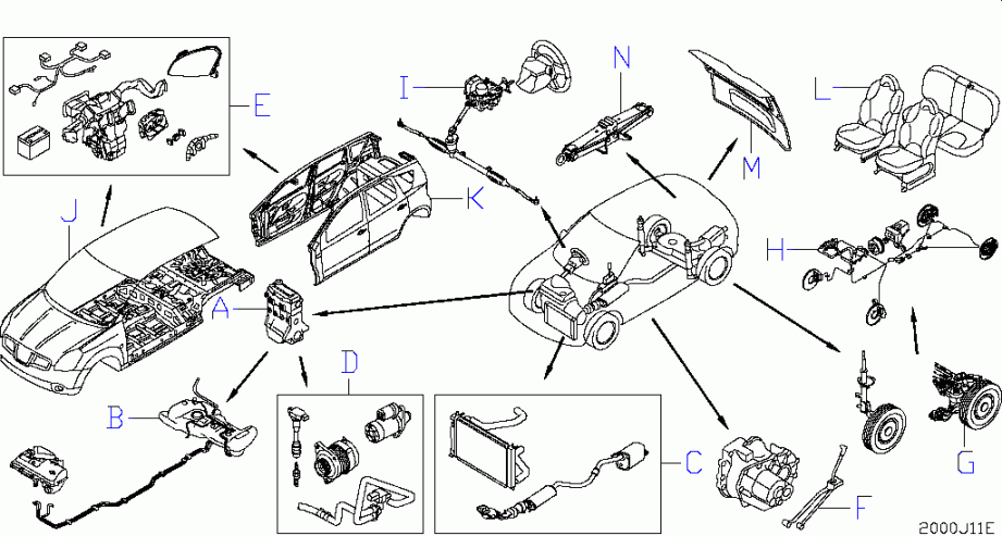 Каталог запчастей ниссан кашкай j10 с картинками