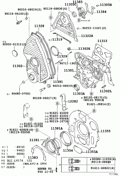 Каталог автозапчастей toyota