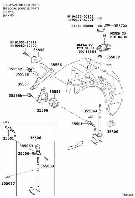 Каталог автозапчастей toyota