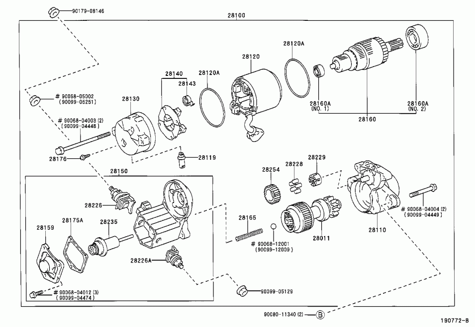 Каталог автозапчастей toyota