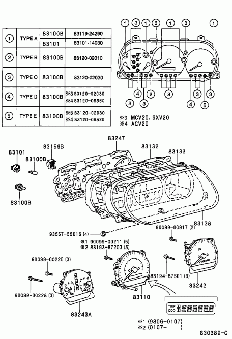 Каталог toyota правый руль