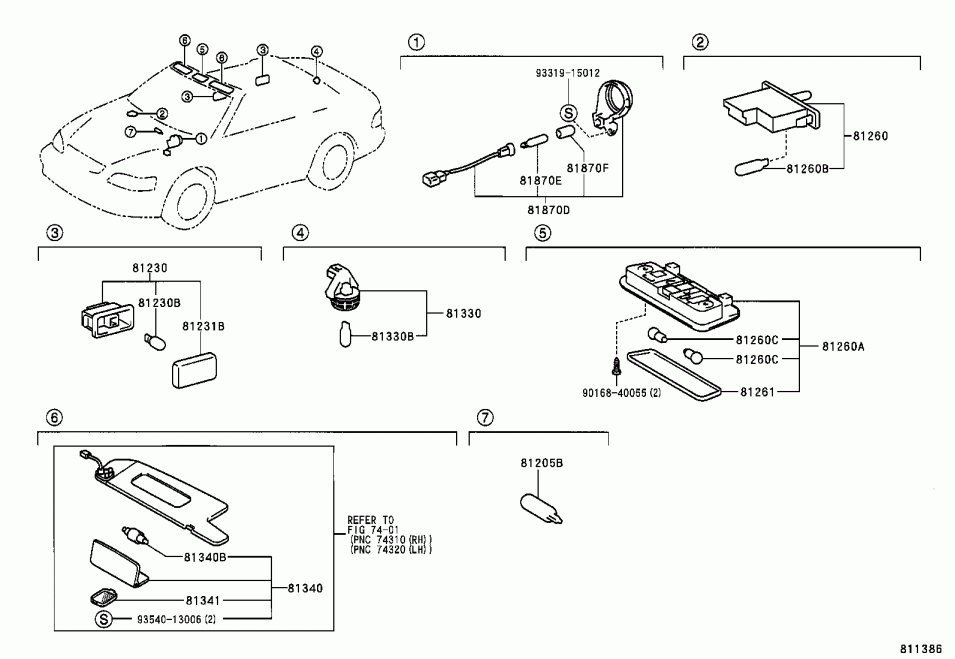 Каталог toyota правый руль