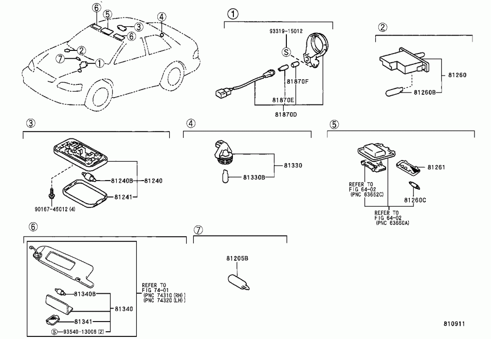 Каталог автозапчастей toyota