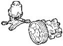 45-02 - VANE PUMP & RESERVOIR (POWER STEERING)                      