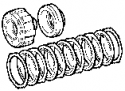 36-13 - TRANSFER DIRECT CLUTCH, LOW BRAKE & SUPPORT                 