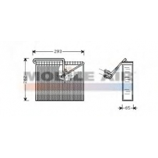 3700V372 VAN WEZEL Испаритель, кондиционер