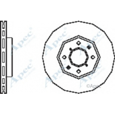 DSK2505 APEC Тормозной диск
