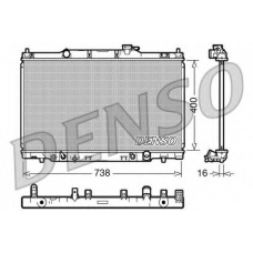 DRM40013 DENSO Радиатор, охлаждение двигателя