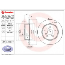 BS 7707 BRECO Тормозной диск