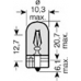 2827-02B OSRAM Лампа накаливания, фонарь указателя поворота; ламп