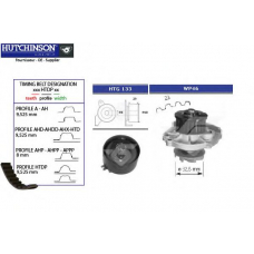 KH 139WP46 HUTCHINSON Водяной насос + комплект зубчатого ремня
