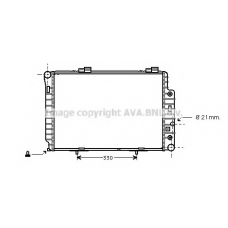 MSA2174 AVA Радиатор, охлаждение двигателя