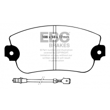 DP230 EBC Brakes Колодки тормозные