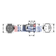 853160N AKS DASIS Компрессор, кондиционер