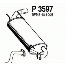 P3597 FENNO Глушитель выхлопных газов конечный