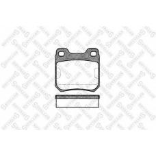 250 040-SX STELLOX Комплект тормозных колодок, дисковый тормоз
