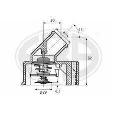 350272 ERA Термостат, охлаждающая жидкость