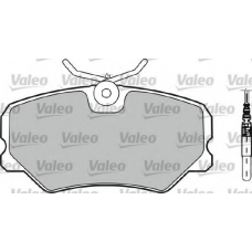 598353 VALEO Комплект тормозных колодок, дисковый тормоз