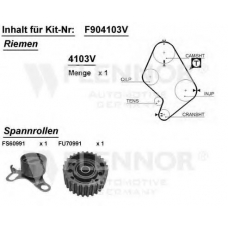 F904103V FLENNOR Комплект ремня грм