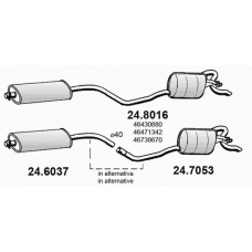 24.7053 ASSO Глушитель выхлопных газов конечный