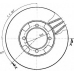 BDC3595 QUINTON HAZELL Тормозной диск