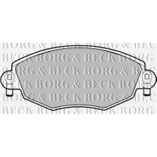 BBP1706 BORG & BECK Комплект тормозных колодок, дисковый тормоз