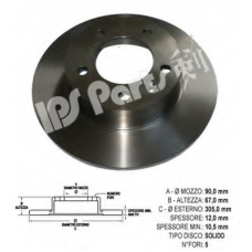 IBP-1100 IPS Parts Тормозной диск