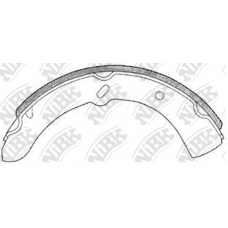 FN3361 NiBK Комплект тормозных колодок