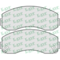 05P1007 LPR Комплект тормозных колодок, дисковый тормоз