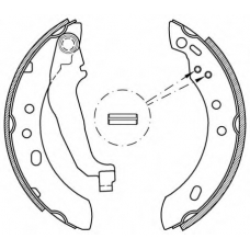 BSA2146.00 OPEN PARTS Комплект тормозных колодок