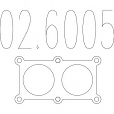 02.6005 MTS Прокладка, труба выхлопного газа