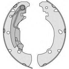 M822 MGA Комплект тормозных колодок