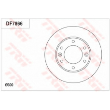 DF7866 TRW Тормозной диск