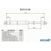 BGS10199 BUGIAD Газовая пружина, крышка багажник