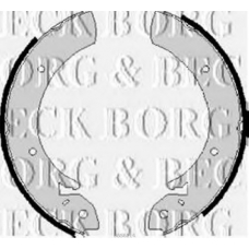 BBS6214 BORG & BECK Комплект тормозных колодок