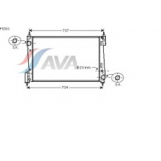 FT2311 AVA Радиатор, охлаждение двигателя